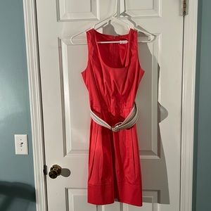 Calvin Klein belted dress